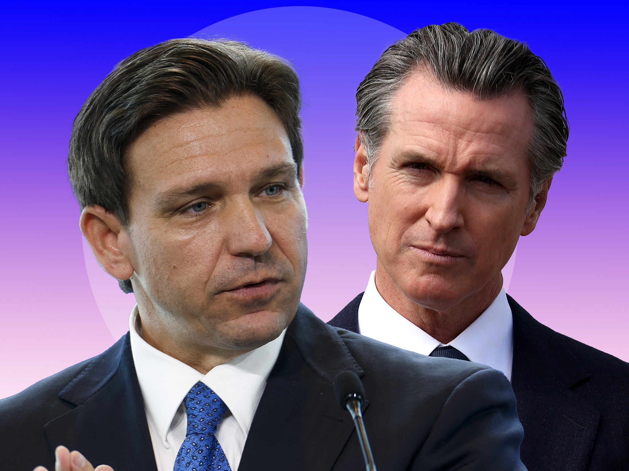 Inside The Bitter Rivalry Between Ron DeSantis And Gavin Newsom | The ...